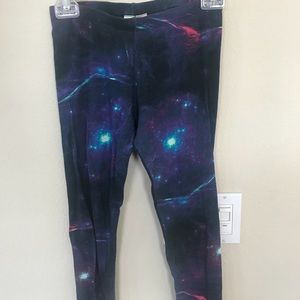 ❤️MIMI CHICA GALAXY LEGGINGS SIZE SMALL PURPLE